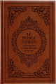 Le Noble Coran et la traduction en langue francaise de ses sens (bilingue francais/arabe) - Edition de luxe couverture cartonnee en cuir marron pour hommes