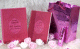 Cadeau pas cher pour femme musulmane de couleur rose avec 2 livres "Les 40 hadiths Nawawi" et "La Citadelle du musulman" (bilingues francais/arabe) - Parfum deluxe - Sac cadeau (Coffrets Muslim pour la fete de l'Aid, etc.)