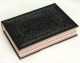 Le Noble Coran avec pages en couleur Arc-en-ciel (Rainbow) - Bilingue (francais/arabe) - Couverture Cuir de couleur noire