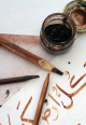 Lot de 3 Qalam differents pour calligraphie (Calame special pour calligraphe) - Trois types de plumes differentes