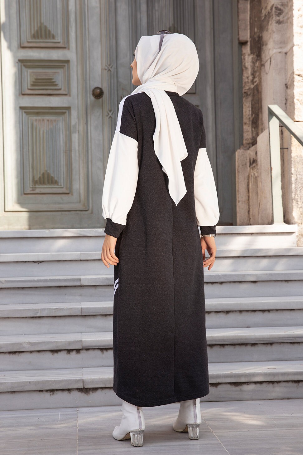Jupe plissée pour femme (Vetement pas cher et Mode Hijab) - Couleur bordeaux