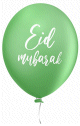 Ballons "Eid Mubarak" (pour fete musulmane de l'Aid) - Theme tropical