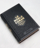 Le Noble Coran avec pages en couleur Arc-en-ciel (Rainbow) - Bilingue (francais/arabe) - Couverture Cuir de couleur noire doree