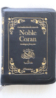 Le Noble Coran en francais - La traduction des sens en langue francaise (Fermeture zip) - Couleur noir