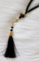 Chapelet (Sebha) de luxe a 99 perles - Couleur noir