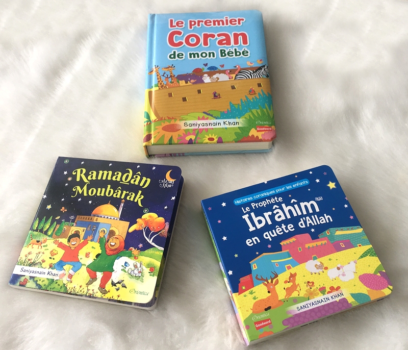 Pack 4 livres pour enfant musulman (2-5 ans) avec pages cartonnées -  Saniyasnain Khan - Livre
